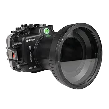 【中古】Seafrogs 40m / 15.4フィート 防水水中カメラハウジング Sony Alpha7 IV (ILCE-7M4 a7 IV a74) 用 6インチ光学ガラスフラットポート付き Sony FE|AJIMURA-SHOP