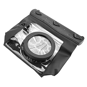 【中古】水中防水ドヴィングケースバッグ 20M ニコンデジタル一眼レフカメラ用 カメラ水中ケース 防油 カメラダイビングバッグ(黒)