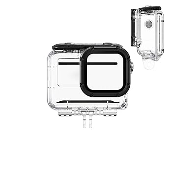 【中古】JOYSOG Ace アクションカメラ 防水ハウジングケース Insta360 Ace Diveケース用 60m 水中保護ダイビングケース シェルアクセサリー (透明)画像