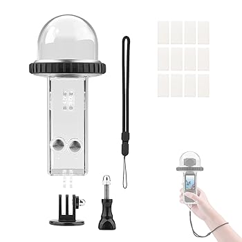 【中古】OURHZTB 40M ダイブケース 雨合羽ハウジング容れもの OSMO Pocket 3相応う 水中ダイビングハウジングカバー 保護すること外殻 衣嚢3ハンドヘルドカメラ用 その他-家電