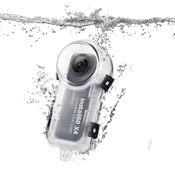 【中古】Insta360 X4 専用 防水ケースインビジブルダイブケース 50m 164ft 防水ハウジング｜AJIMURA-SHOP