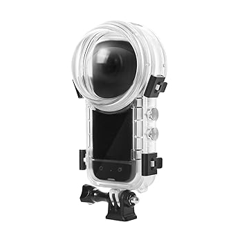 【中古】インビジブルダイブケース Insta360 X4 ダイブハウジングケース 50m 164フィート 防水ケースカバー 水中保護シェル ブラケットアクセサリー付き｜AJIMURA-SHOP