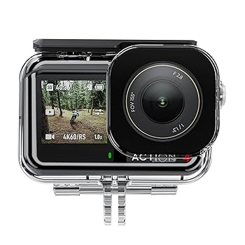【中古】AuyKoo DJI Osmo Action4/Osmo Action3 防水ケース 水中撮影 防水ハウジングケース ダイブハウジング 水深ダイビング 防水防塵保護ハウジング ダ
