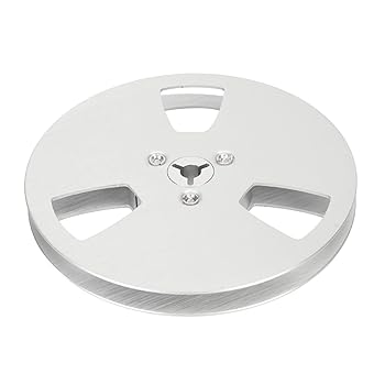 【中古】FLEXMAN 空テープリール 5インチ 3穴 アルミ合金巻き取りリール 0.25インチ テープオープニングマシンパーツ サウンドテープ 空リール オープン