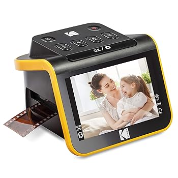 【中古】デジタル 写真フィルム スキャナ、写真フィルムおよび横すべり スキャナ、5 in LCD 映写幕付き添い人、色合い \u0026 モノクロームネガ \u0026 横すべり 35粍、126、1