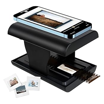 【中古】モバイルフィルムスキャナー、35粍 /135粍横すべりおよびLEDうしろ側点火装置付き添い人消極的スキャナ、すがた絵プレビュー、生まれ変わりおよびまとめ上げる役立つことをサポ
