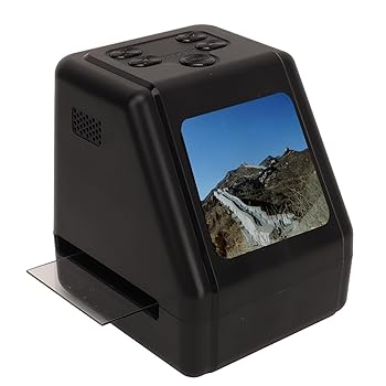 【中古】デジタルフィルムスキャナー、職業的CMOS検出器付き添い人モバイルフィルムスキャナー、LEDうしろ側ともし火付き添い人ポータブルネガフィルムスキ