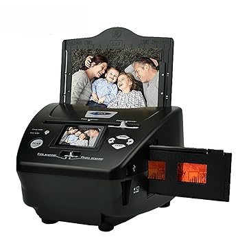 【中古】写真フィルム スキャナ、携帯型 写真フィルム 変換器、2.4 in LCD 映写幕、1,600 万 固定ディスク 画素、35粍 映し絵 ネガおよび 135粍 ス