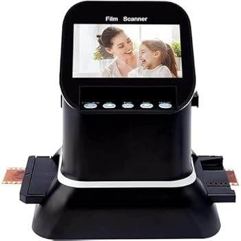 【中古】デジタルフィルムスキャナー、120 フィルムスライドスキャナー、1080P LCD映写幕、35粍、135、126、127ネガおよび横すべりをデジタルJPEGに