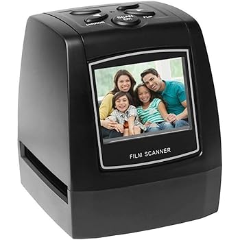 【中古】フィルムスキャナ,Protableネガティブフィルムスキャナ35mm 135mmスライドフィルムコンバータ写真512MB内蔵メモリ編集ソフトウェア付きデジタル