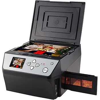 【中古】フィルム スキャナー、スライド スキャナー、カラー & 白黒 35mm 変換、USB 出力 110 フィルム ネガ スライド/写真/ドキュメント/名刺から JPEG