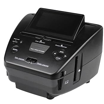 【中古】デジタル写真フィルム＆活動写真スキャナ 22MP 写真フィルムスキャナ、5 in LCD 映写幕付き添い人、35粍/135 横すべりとネガ写真フィルム、活動写真をデジタル