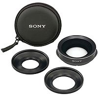 【中古】Sony ビデオカメラ ワイドエンド変換レンズ 37mm/30mm用 クイックアタッチ付き