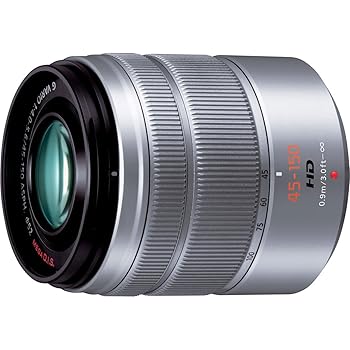 【中古】パナソニック Lumix Gシリーズレンズ(シルバー) H-FS45150S