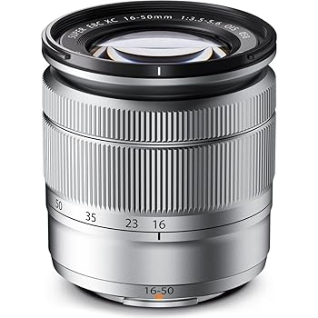 【中古】Fujifilm XC 16-50粍 F3.5-5.6 OIS ズームカメラレンズ しろがね色