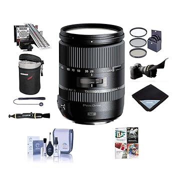 【中古】Tamron 28-300粍 f/3.5-6.3 Di VC PZD 非球面 (IF) 望遠レンズ Nikon DSLR用 - 67粍ろ波器一揃いの道具、水晶体入れもの、LensAlign MkIIフォーカ