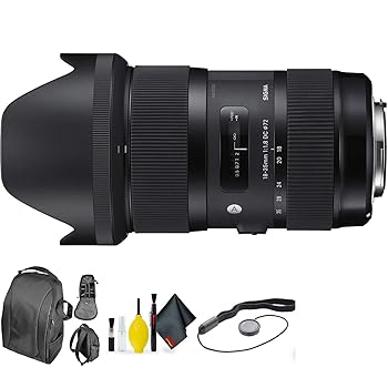 【中古】Sigma 18-35mm f/1.8 DC HSM アートレンズ ニコン用 + デラックスレンズクリーニングキット|AJIMURA-SHOP