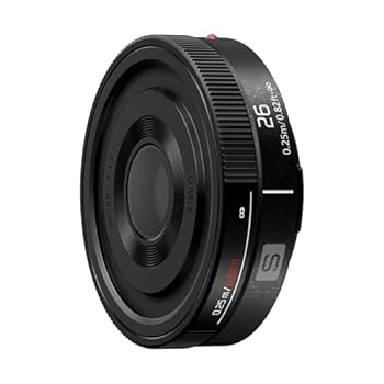 【中古】Panasonic LUMIX フルフレームカメラレンズ S 26mm F8 - S-R26。