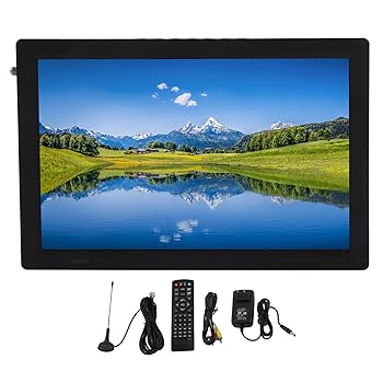 【中古】デジタルTV, 14in携帯型デジタルLEDテレビ受像機画面総売り上げ感じやすさ申し受ける式テレビ受像機液晶管する遠隔操作付き添い人110-220V