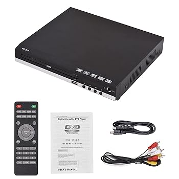 【中古】keppy HD-229 ホームDVDプレーヤー DVD CD ディスクプレーヤー デジタルマルチUディスク再生 HD AV出力 リモコン付き