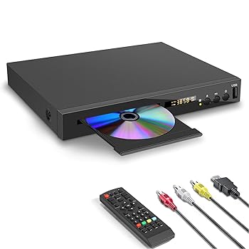 【中古】HDブルーレイDVDプレーヤー、テレビ用ホーム1080Pブルーレイディスクプレーヤー、再生リージョンA/1ブルーレイディスク&すべてのリージョンDVDデ