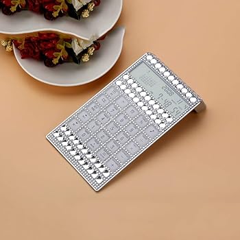 【中古】関数電卓 象眼細工のラインストーンの計算機どこでも使用のために動力を与えられる多機能の細い女の子モデル太陽そして電池式 (Color : Silver)｜AJIMURA-SHOP