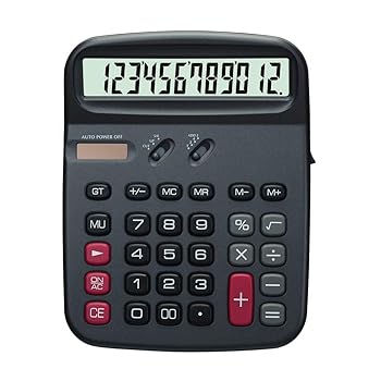 【中古】ビジネス電卓 金融電卓特殊環境保護と省エネスーパー大きく快適なボタンのオフィスコンピュータ オフィス電卓 (色 : Black, Size : One size)