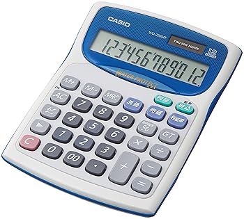 【中古】カシオ 防水・防塵電卓 税計算 デスクタイプ 12桁 WD-220MT-N|AJIMURA-SHOP