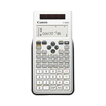 【中古】キヤノン 関数電卓 F-789SG-SL SOB 20桁 教科書ビュー 445関数 19メモリ ホワイト 6952B001 1台 【×2セット】|AJIMURA-SHOP