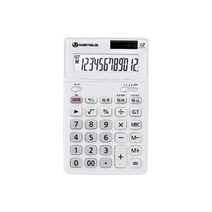 【中古】(業務用4セット)ジョインテックス 中型電卓 ホワイト K071J|AJIMURA-SHOP