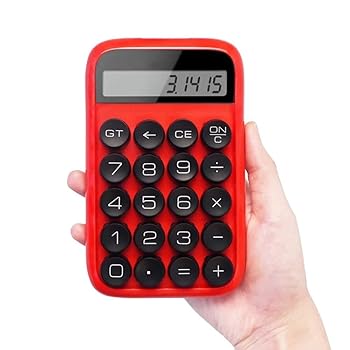 【中古】関数電卓 電卓多機能デジタルLCD電卓ジェリービーン機械ハンドヘルド (Color : Red, Size : One size)|AJIMURA-SHOP