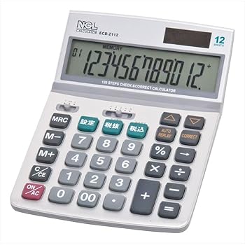 【中古】ナカバヤシ 計算器 学習机とっ始め多役立つこと印字機M ECD-2112S 【まとめ買い3個仕掛ける】
