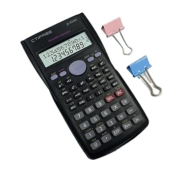 【中古】カラフルな関数電卓、学校やビジネス用のかわいいデザインの関数電卓(ブラック)｜AJIMURA-SHOP