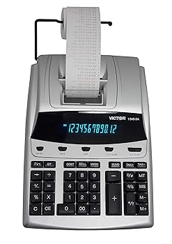 【中古】VICTOR TECHNOLOGIES 12403A 1240-3A Antimicrobial Printing Calculator, Black/Red Print, 4.5 Lines/Sec by Victor｜AJIMURA-SHOP