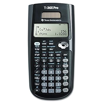 【中古】Texas Instruments TI36XPRO TI-36X Pro 1価関数計算器 16桁LCD