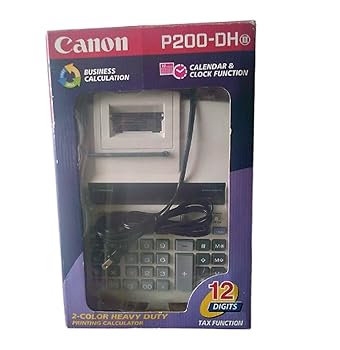 【中古】p170-dh-3印刷電卓ブラック/レッドプリント2.3 Lines/秒｜AJIMURA-SHOP