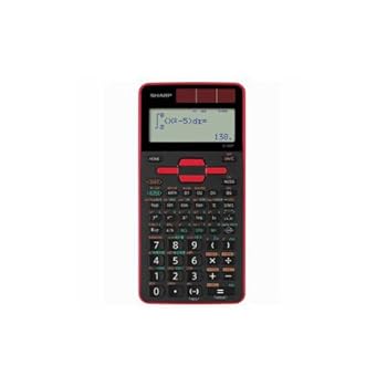 【中古】(9個まとめ売り) SHARP EL-509T-RX 関数電卓 559関数スタンダードモデル(赤)|AJIMURA-SHOP