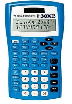 【中古】TEXAS INSTRUMENTS TI-30XIIS 横すべり入れもの 計算器用 10個容器に並べる 青み