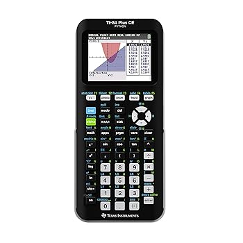 【中古】Folima 科学グラフィック電卓 TI-84 Plus CE カラーグラフ機器 ブラック 7.5インチ｜AJIMURA-SHOP