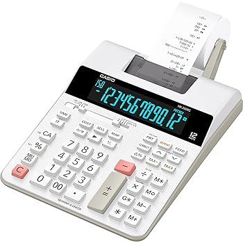 【中古】Casio HR-300RC 刷り上げる計算器