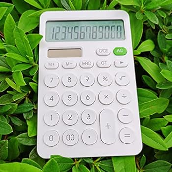 【中古】12桁卓上電卓大型ボタン金融ビジネス会計ツールホワイトブルーオレンジビッグボタンバッテリーとソーラーパワー (Color : B)｜AJIMURA-SHOP