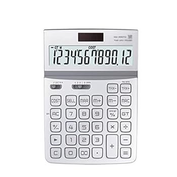 【中古】12桁計算器洋琴ペンキ塗りパネルオフィスファイナンスソーラーコンピュータファッショナブルラブリーオフィス文具設備 (色 : F, 大きさ