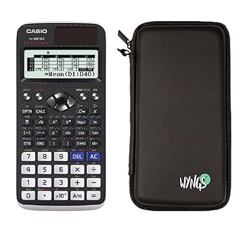 【中古】カシオ FX-991EX 一価関数計算器 + WYNGS 保護すること入れもの 黒いこと 日用品雑貨・文房具・手芸-その他