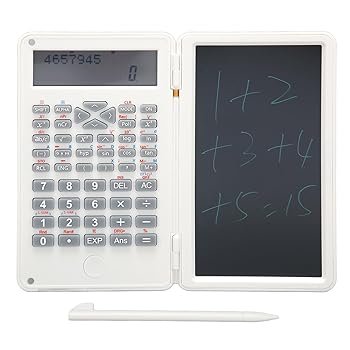 【中古】携帯型10桁の1価関数計算器、おぼえ書き帳、LCD見せびらかす、軽さ、授業時間、執務室、話し合い、身寄りに携帯型(白いこと)