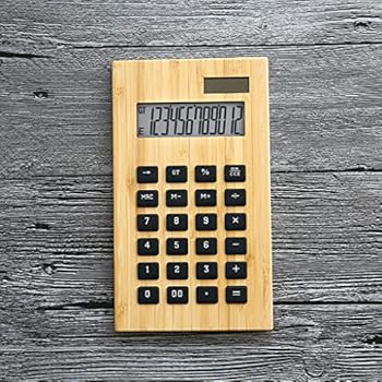 【中古】HANIIC-952 ソーラー数えること機12桁の見せびらかす大画面竹と用材数えること機学習者ファイナンス事務机いの一番執務室学び取る電子計算機(B)