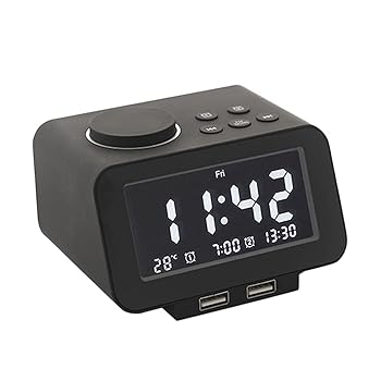 【中古】TYMBBB 時計無線 - FMラジオデュアルUSBポート充電温度表示タイマースヌーズファスト 47,549円