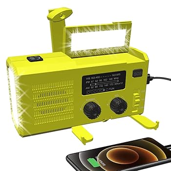 【中古】防災ラジオ 懐中電灯ラジオ ソーラーラジオ 手回しラジオ 緊急ラジオ SOSアラート付き 災害用ラジオ 手回し充電器 スマホ充電 懐中電灯 多機能対