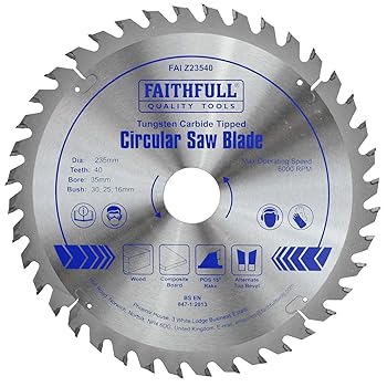 【中古】Circular Saw金モールTCT 235 粍 35 (16 20 30) x 40t FAIX23540