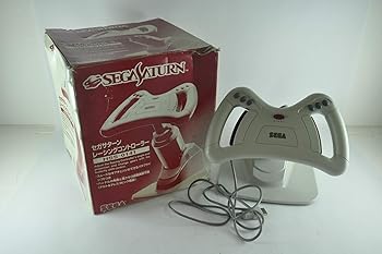【中古】サターン レーシングコントローラMグレイ