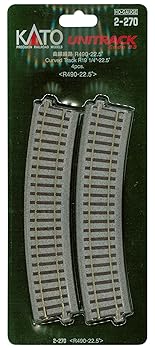 【中古】KATO HOゲージ 曲線線路 R490-22.5° 4本入 2-270 鉄道模型用品